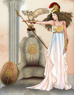 goddess athena wisdom war crafts cunning